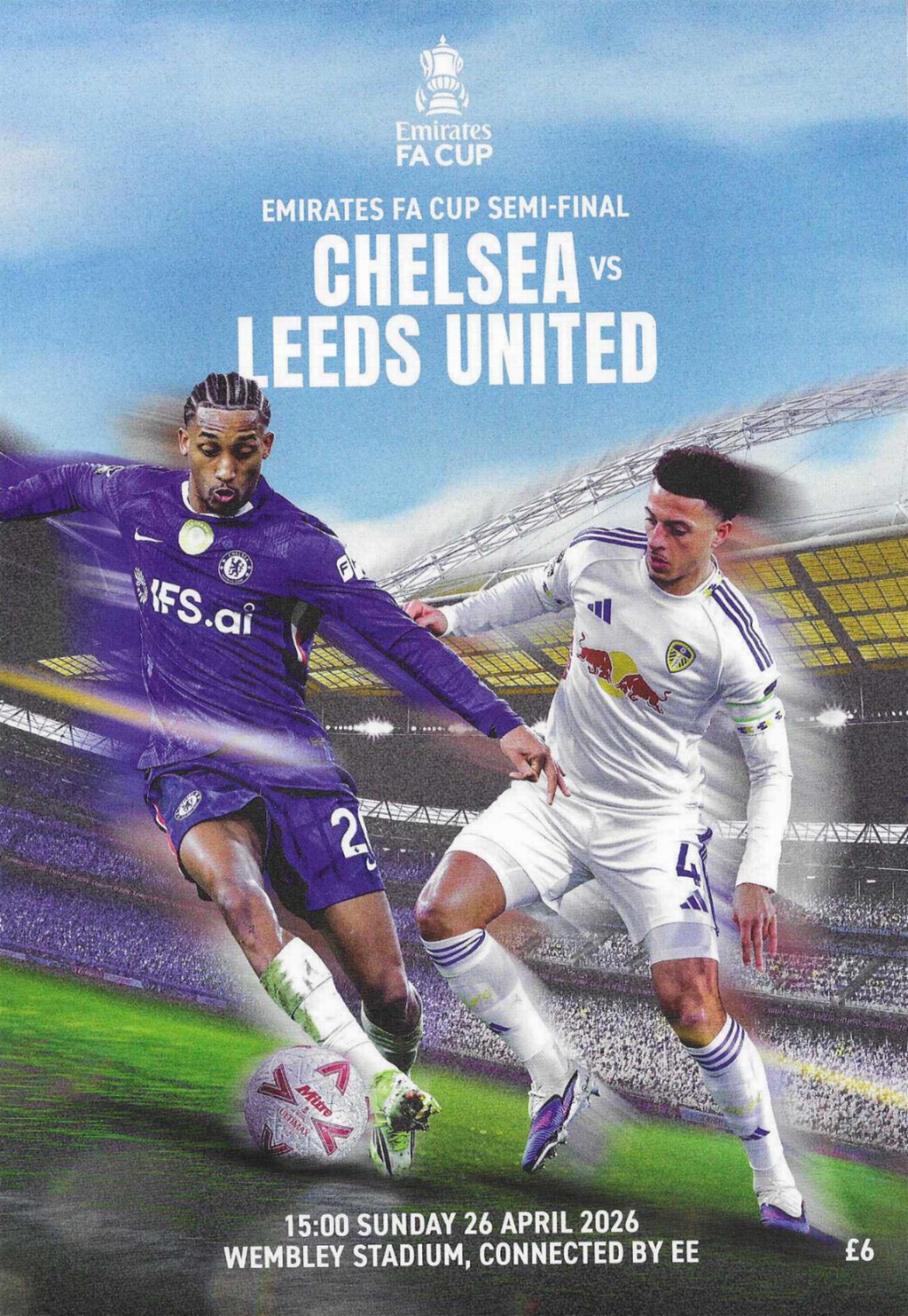 Chelsea Programmes 2026 FA CUP SEMI-FINAL - CHELSEA v LEEDS UNITED - £6.99 : LT Football ...